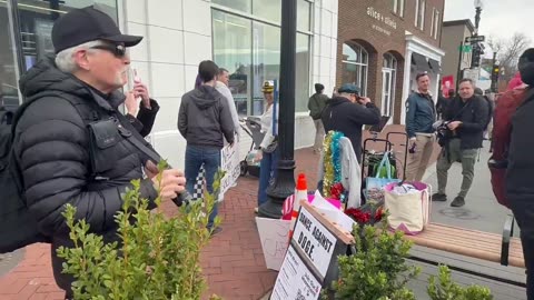 The Elon Musk Tesla protests ARE PAID Watch as these protesters pick through