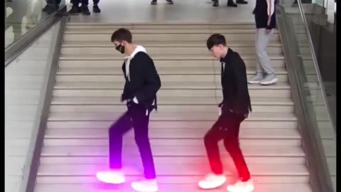 WALKING DANCE 🤯 Gentlemen TUZELITY Shuffle 😱🔥
