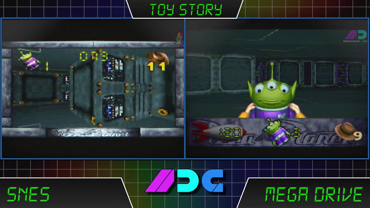 Toy Story - Snes #Vs Toy Story - Mega Drive #LongPlay #Comparison