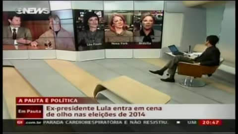 2013 - ENCONTRO CONSTRANGEDOR: LULA SENTA NA CADEIRA DO PREFEITO DE SP E COMANDA A REUNIÃO