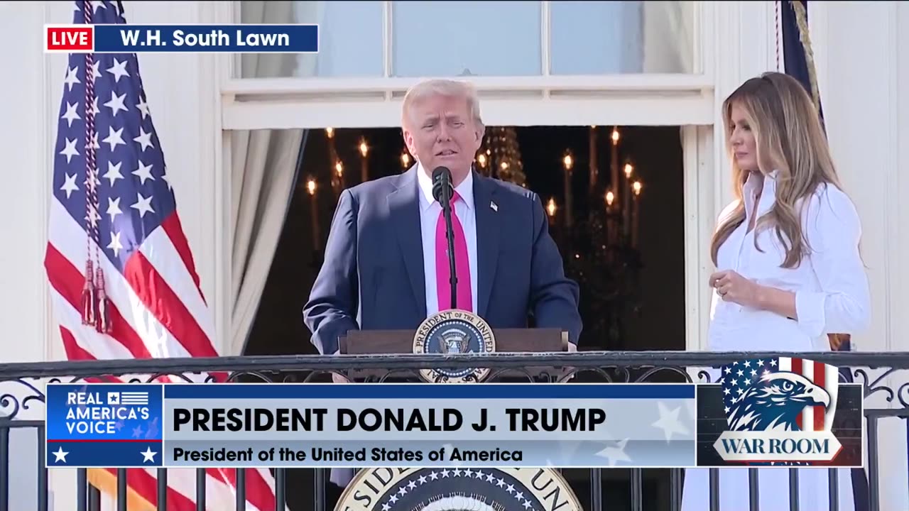 POTUS TAKES THE STAGE AT THE WHITE HOUSE