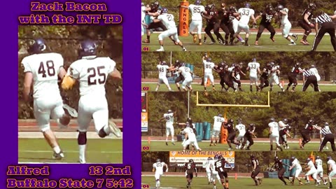 Prototype 425: Alfred's Zack Bacon with the INT TD vs Buffalo State