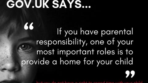UK Law: You Must Provide a Home—But Still Can't See Your Child