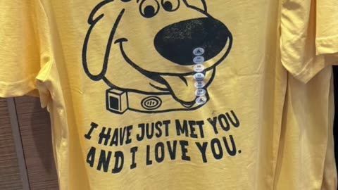 Disney Parks Doug the Dog from Up T Shirt #shorts