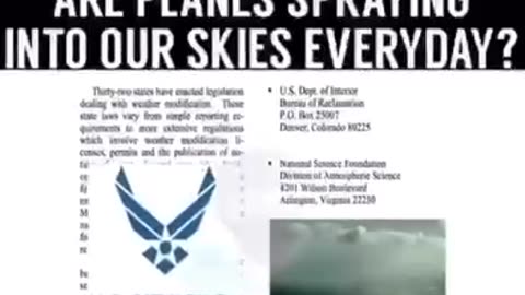Chemical Agents aka Chemtrails contents and more