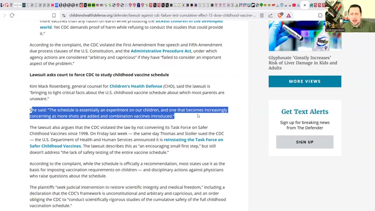 BREAKING: CDC SUED OVER VACCINES! - Zombie Pandemics Explode In The Media!