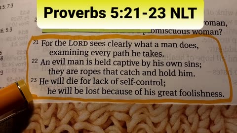 For the LORD sees clearly what a man does, examining every path he takes.