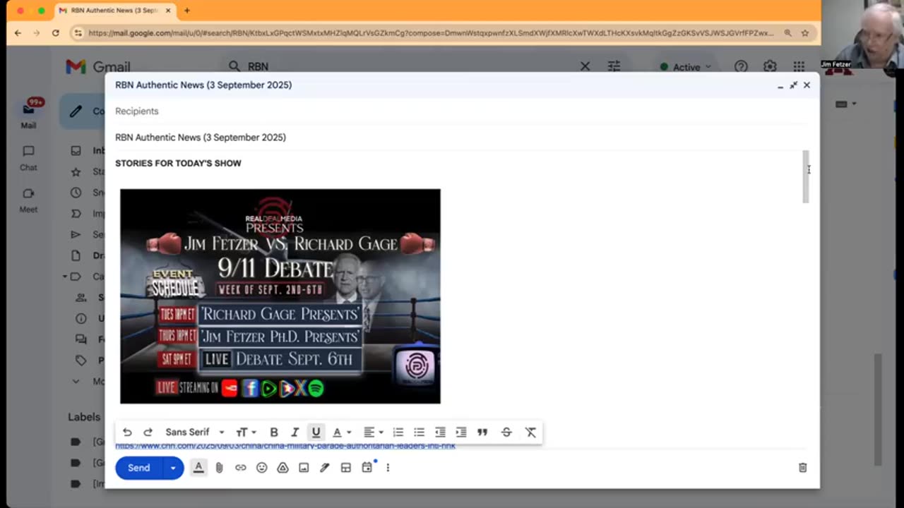 RBN Authentic News (3 September 2025)