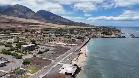 Lahaina, Maui two years later. Hawaii's governor cares about the people.