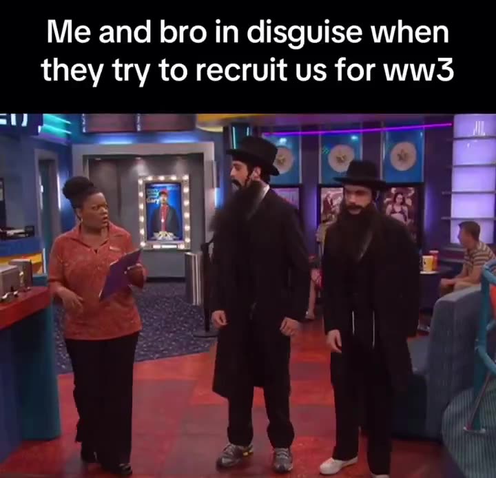 When you try to hide from the WW3 draft