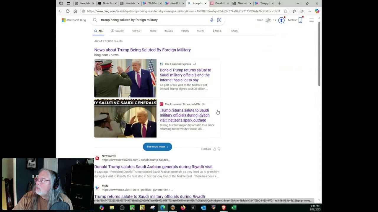 Sunday May 18 2025, NewsStalker commentary