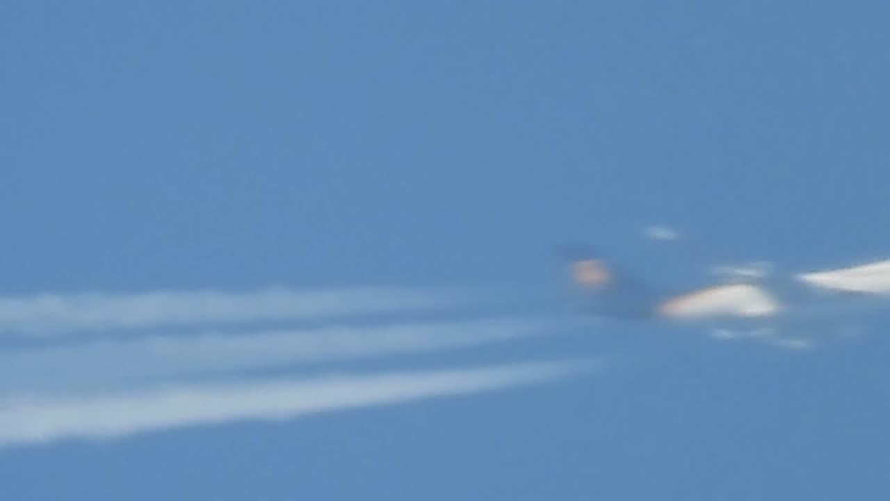 UPS AIRPLANE CHEMTRAILING OUR SKIES...POS