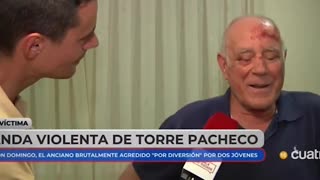 Anciano GOLPEADO por marroquíes reconoce estar aterrado por la llegada de inmigrantes ilegales