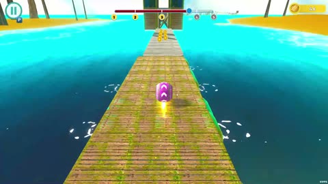 Rolling Balls Sea Race Walkthrough Gameplay Stage 1 - 5
