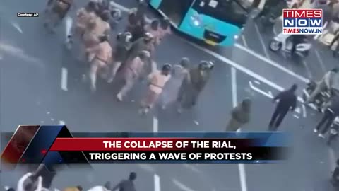 police shot dead by peaceful protesters in iran