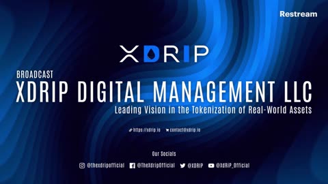 Live Stream With XDRIP Digital Management