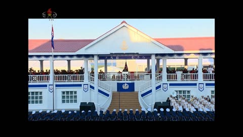 Kim's SHIP SINKS - Pirated Naval Destroyer Launch Ceremony