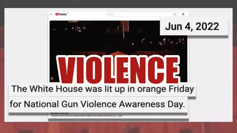 Fact Check: Old Video Screencap Shows White House 'Turned All Red' -- 2022 Gun Violence Event