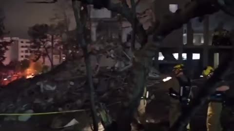 Israeli rescue forces are still searching for civilians who might be trapped under
