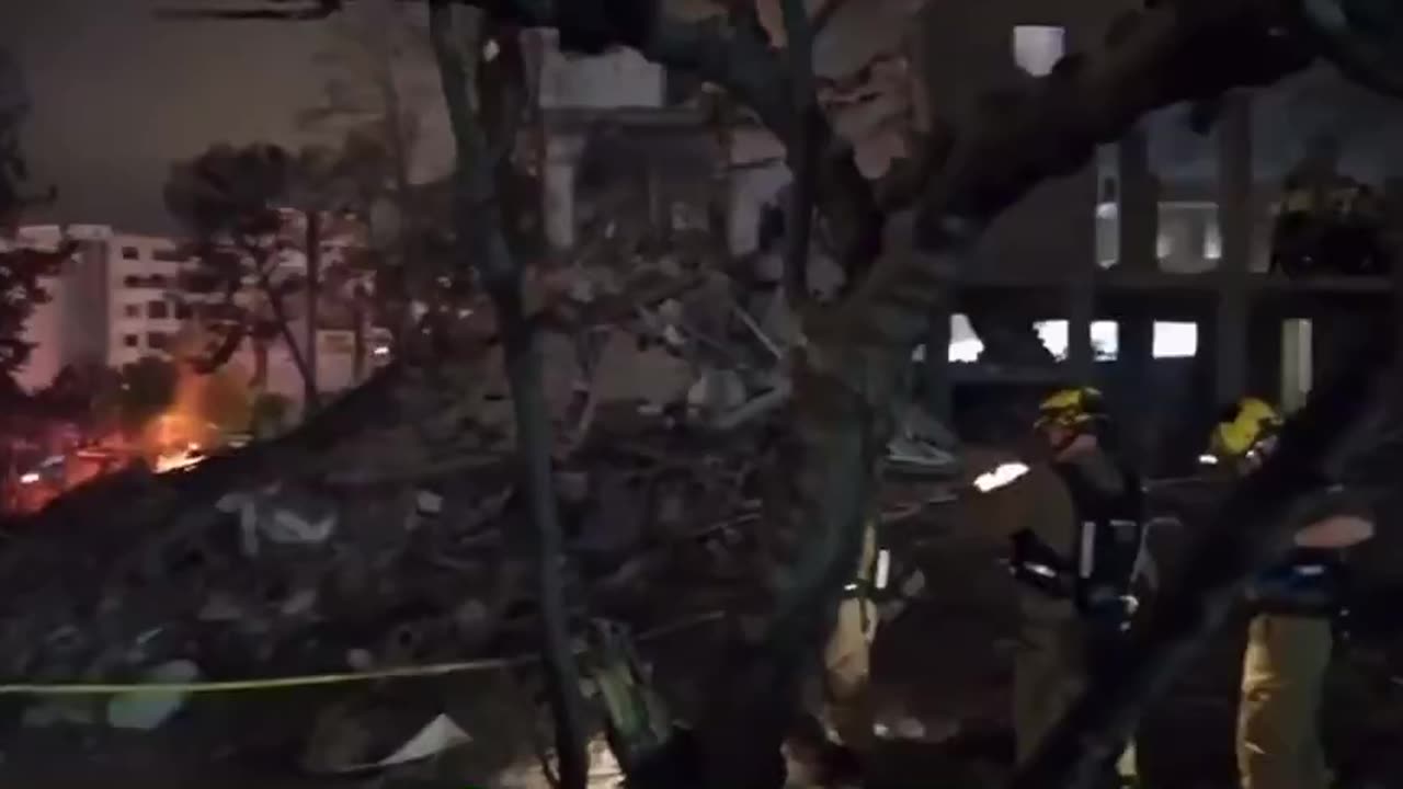 Israeli rescue forces are still searching for civilians who might be trapped under