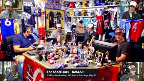 NASCAR -Stan Van Gisbergen, Busch, Standings, Playoffs, Watkins Glen Preview - The Shock Joxx 8/9/25