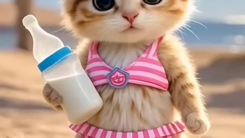 Cat Dance ❤️| Cute kitten