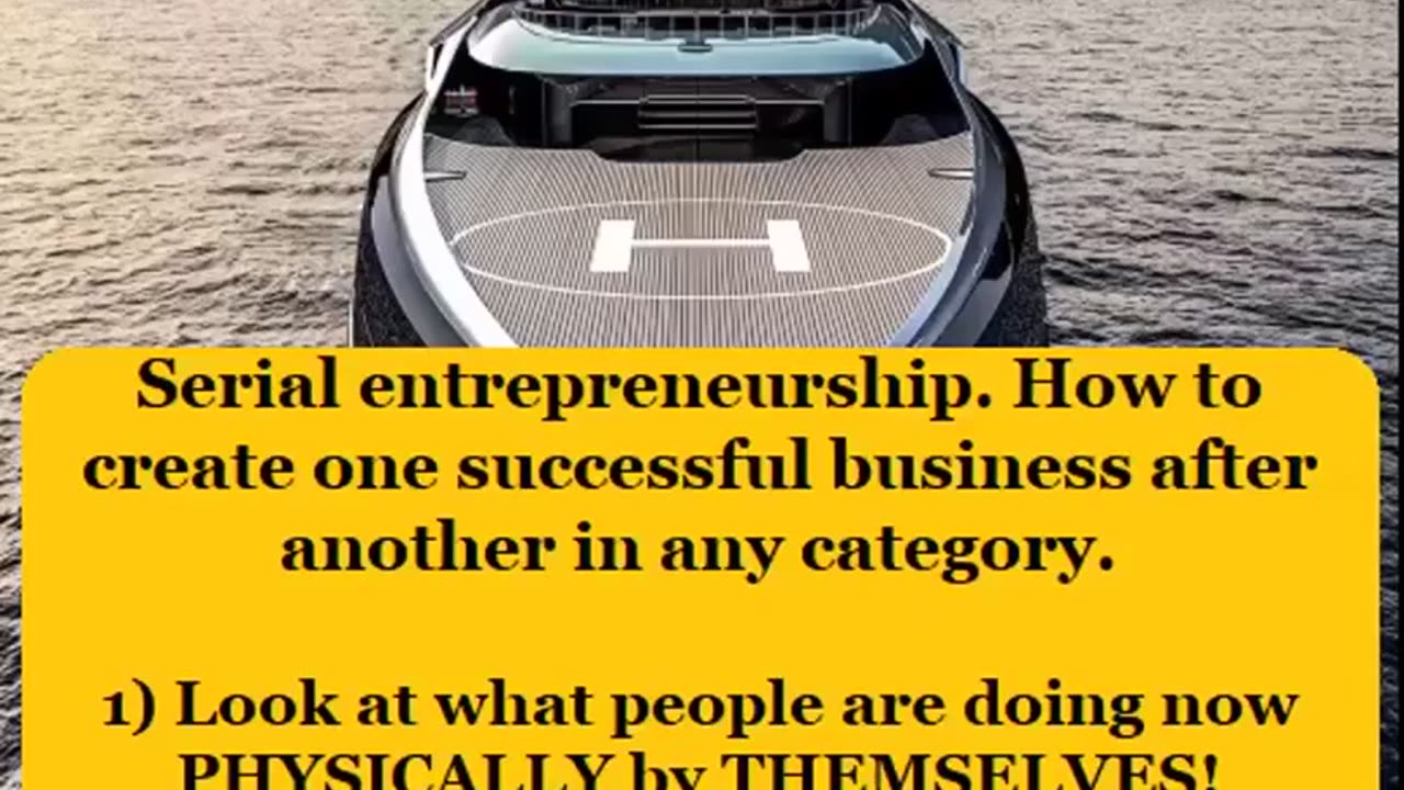How to create one successful business after another. Serial entrepreneurship.