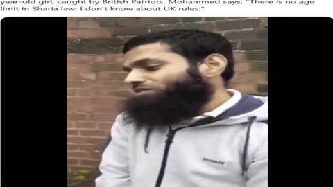 Mohammed says, "There is no age limit in Sharia law; I don't know about UK rules."