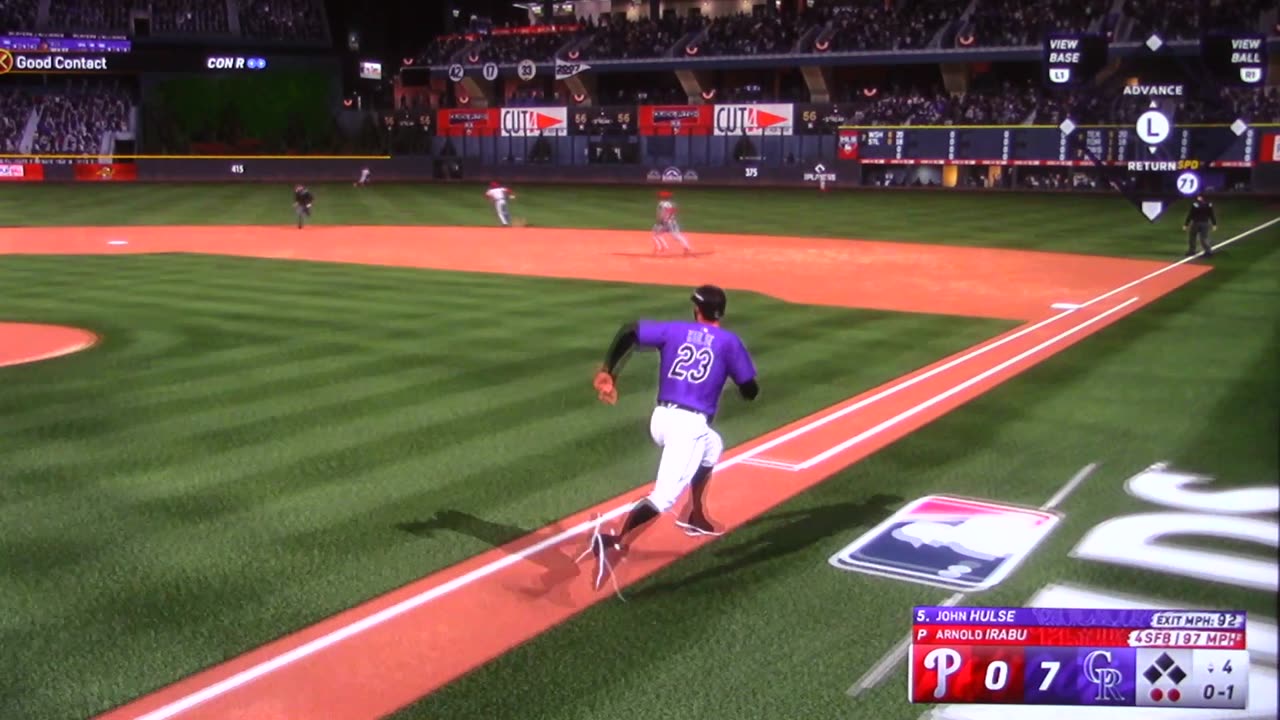 MLB The Show: Colorado Rockies vs Philadelphia Phillies (S12 NLDS G2)