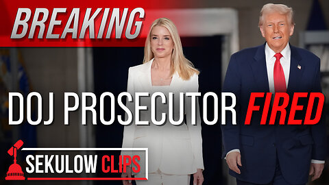 SHOCKING: DOJ Prosecutor FIRED