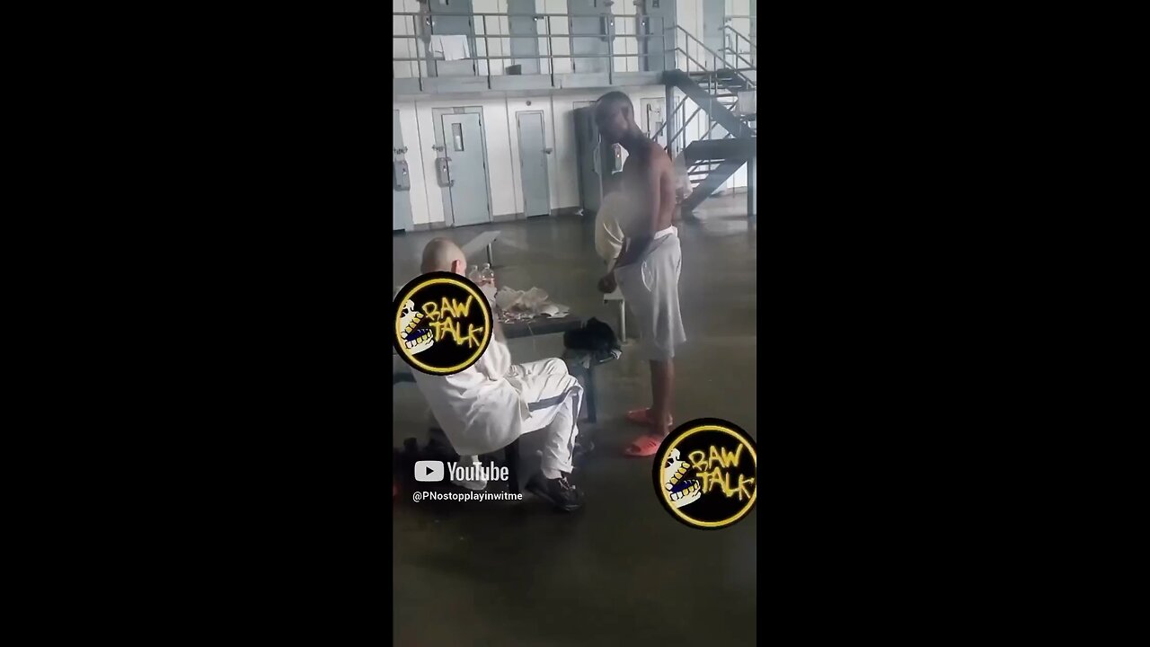 Bro getting pressed in prison