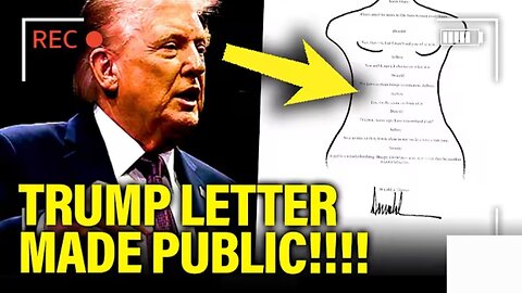 🚨Breaking News: Trump BIRTHDAY LETTER to Epstein MADE PUBLIC