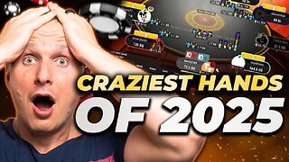The Craziest Poker Hands of 2025!