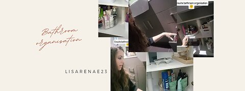 Bathroom organisation 🤍😁
