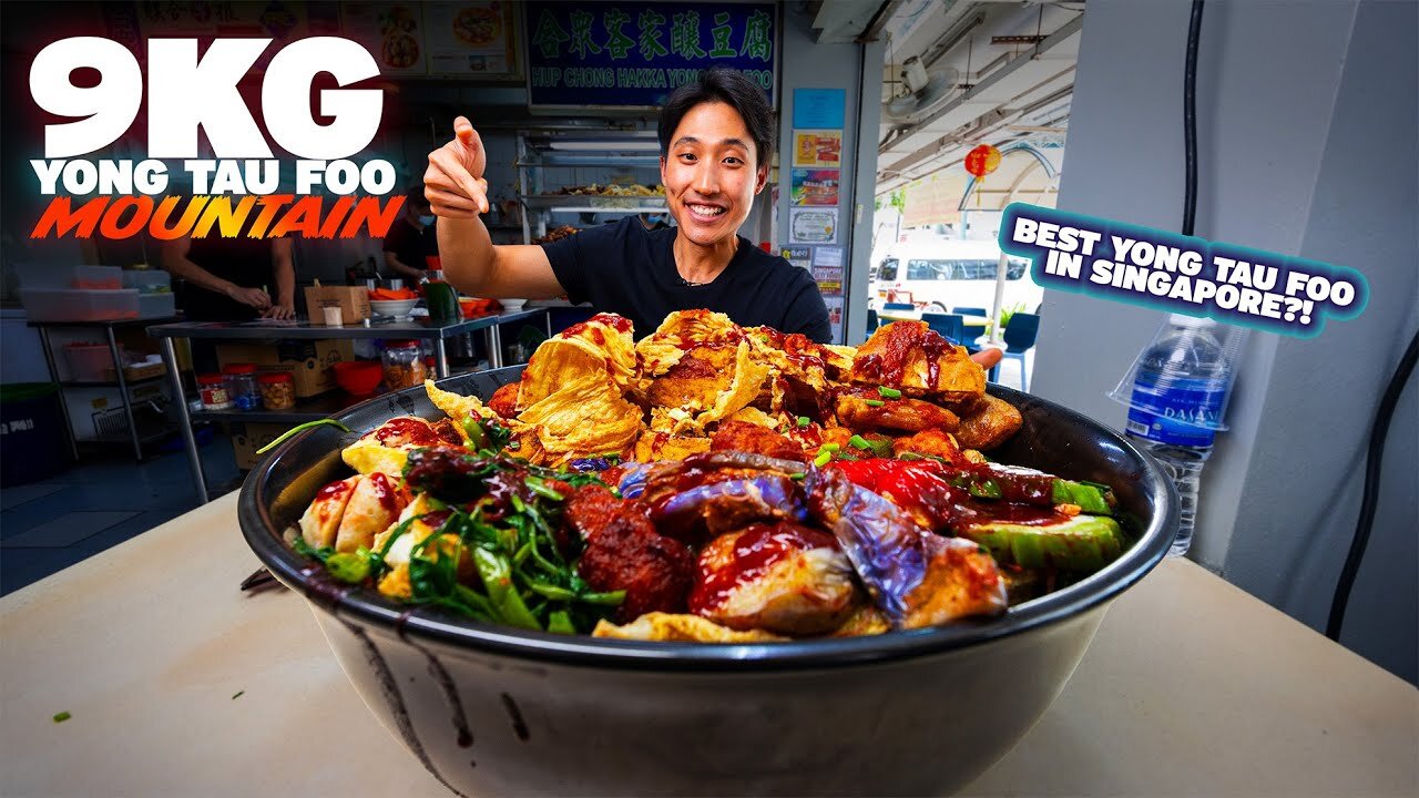 LARGEST 9KG Bowl of Hakka Yong Tau Foo Challenge! _ BEST Yong Tau Foo in Singapore_!