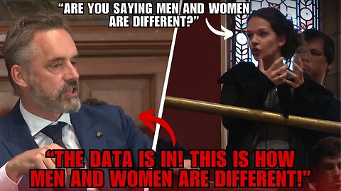 'You Shoudn't Be Shocked By This' - Jordan Peterson HEATED Response To Male And Female Differences