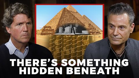 Tucker Reacts to Shocking Discovery of What Is Beneath the Pyramid of Giza