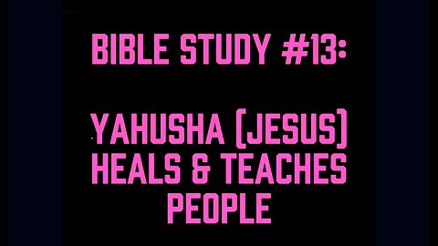 Good Morning, Humans 🪴 Bible Study #13: Jesus Heals & Teaches People 📖 #ASL #signlanguage