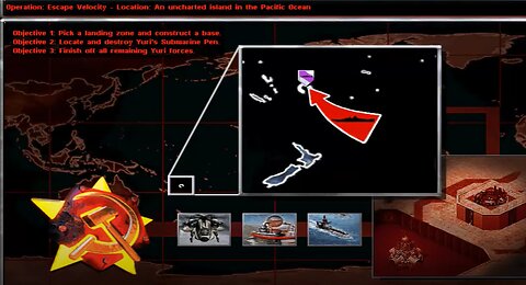 Red Alert 2 - Yuri's Revenge - Soviet's Mission - Part 5: Escape Velocity - Mod