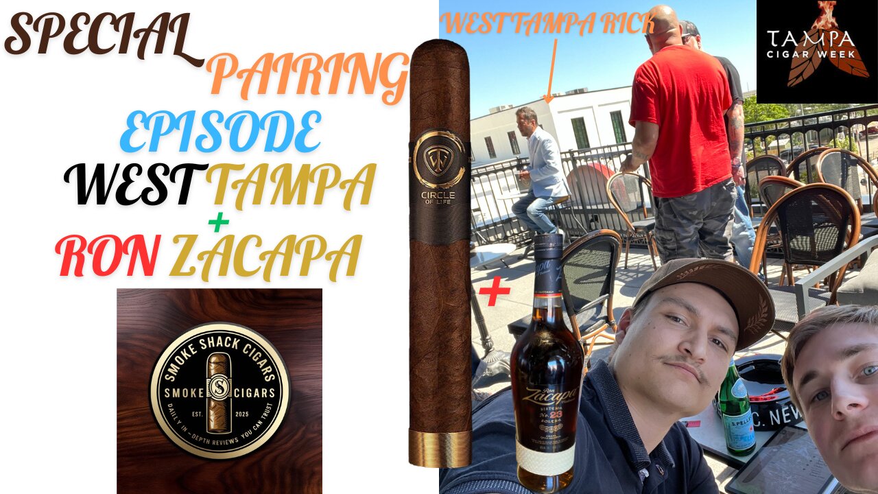 Ultimate Pairings: West Tampa Circle of Life Cigar with Ron Zacapa 23 + Sterling Cigar Lounge