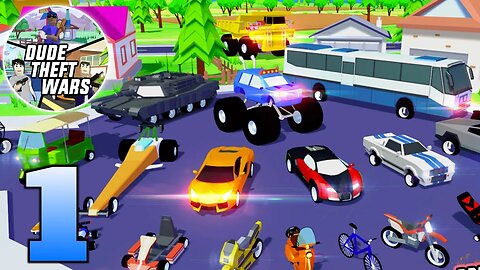 Dude Theft Wars Gameplay Walkthrough | Kamal Gameplay | Part 1 (Android, iOS)
