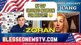 🚨 BREAKING WHISTLEBLOWER: “NY GOP purposefully GROOMED Zoran Mamdani to become the next Mayor!!!”