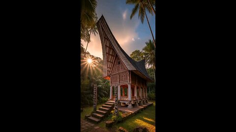 The Charm of Dayak Traditional Houses