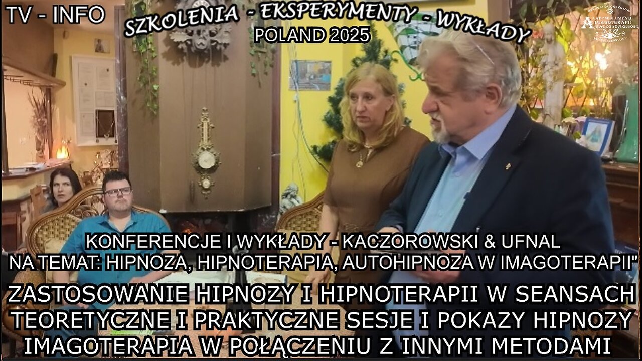 ZASTOSOWANIE HIPNOZY I HIPNOTERAPII W SEANSACH. TEORETYCZNE I PRAKTYCZNE SESJE I POKAZY HIPNOZY.