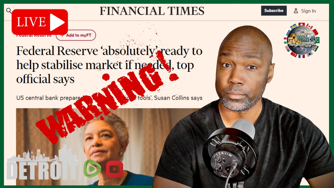 Fed Official Warns: They're Ready to Step In— If It Gets Worse | RTD News Update