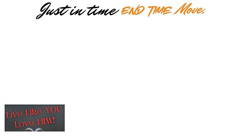 Just In Time End Time Move-Special Guest Speaker Waymond White