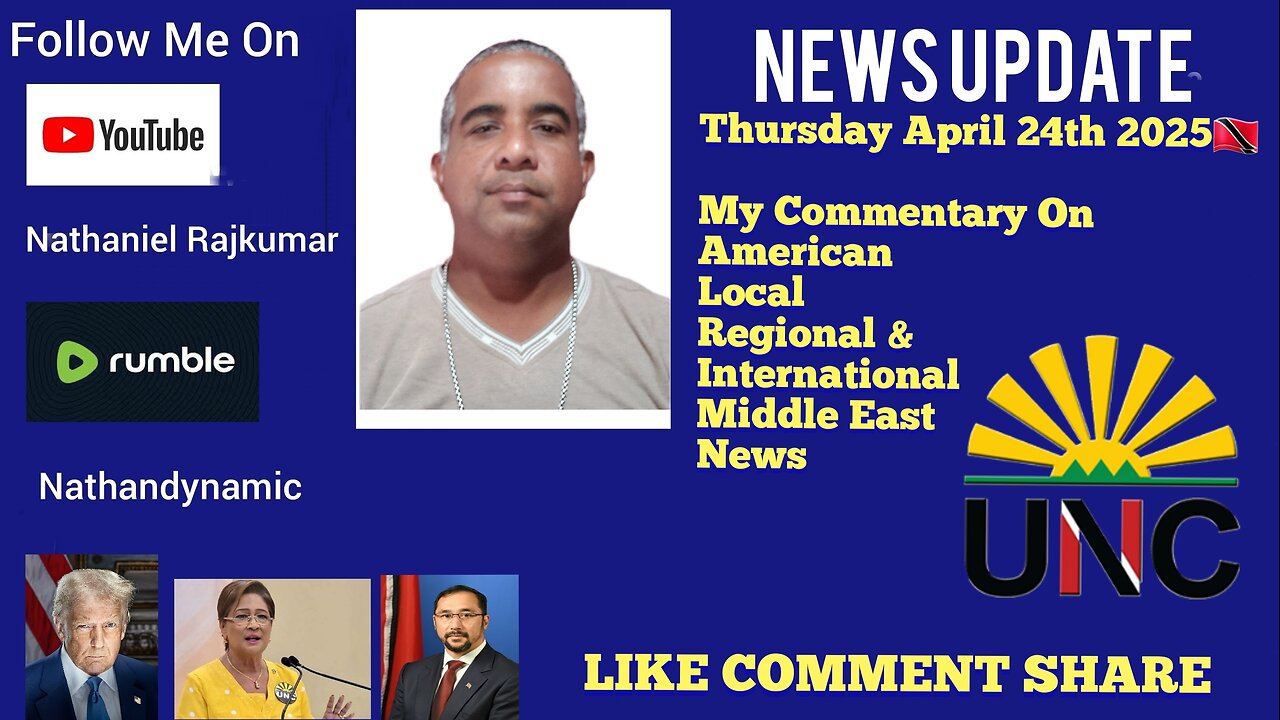 News Update Trinidad & Tobago Thursday April 24th 2025 Part 2