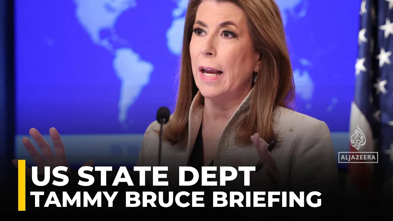 Press briefing by Tammy Bruce at the State Department in Washington