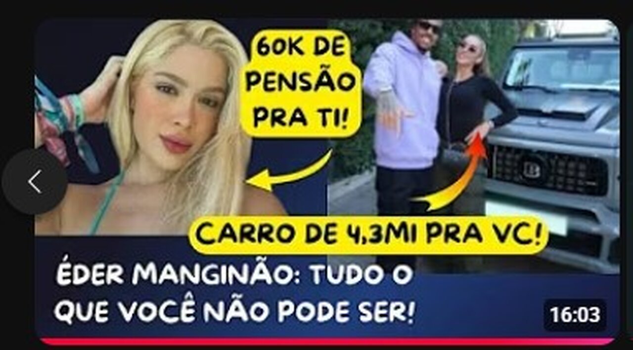 VAI PAGAR 60K DE PENSÃO! NÃO SATISFEITO, ELE DEU PARA A ESPOSA ATUAL UM CARRO DE 4,3 MI.