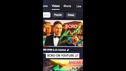$CRO ON YOUTUBE 🚀